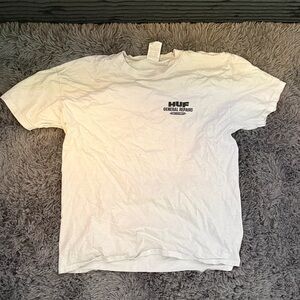 HUF White Short Sleeve Tee
